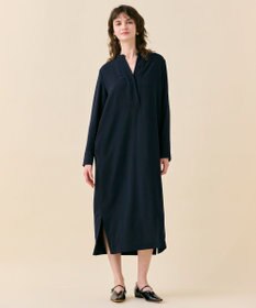 BEIGE， 【WEB限定・洗える】CELOSIA / クロスオーバーVネックワンピース