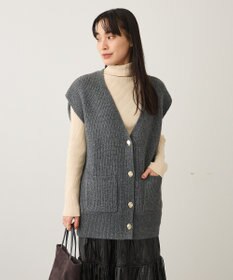 CRAFT STANDARD BOUTIQUE Ｖネックオーバーサイズニットベスト