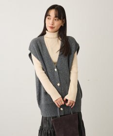 CRAFT STANDARD BOUTIQUE Ｖネックオーバーサイズニットベスト
