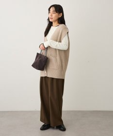 CRAFT STANDARD BOUTIQUE Ｖネックオーバーサイズニットベスト