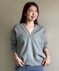 UNFILO スポンジニット ディープネック