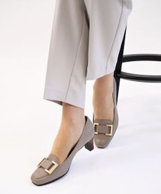 Pointer 日本製 本革バックルパンプス