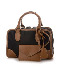 UNBILLION cachecache ミニポーチ付きスクエアボストン