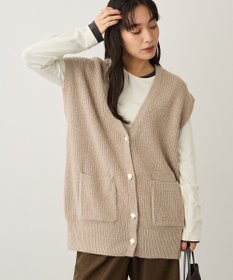 CRAFT STANDARD BOUTIQUE Ｖネックオーバーサイズニットベスト