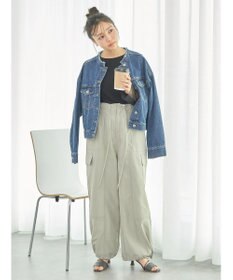 earth music&ecology 袖シアープルオーバー