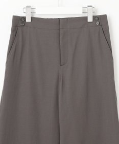 J.PRESS LADIES 【洗える・吸水速乾】麻シェルドライ セミワイド パンツ