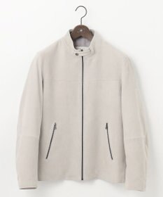 JOSEPH ABBOUD 【スプリングレザー/スウェード】ゴートスウェード シングル ライダース