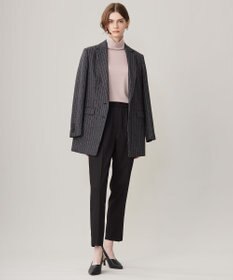 ICB L 【洗える】リヨセルカシミヤスムース ハイネックカットソー