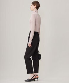 ICB L 【洗える】リヨセルカシミヤスムース ハイネックカットソー