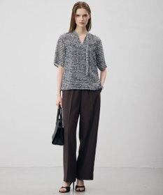 ICB L 【CLASSY.掲載・新色追加・WEB限定カラーあり】FluidBackSatin ワイドパンツ
