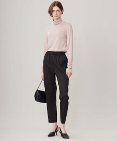 ICB L 【洗える】リヨセルカシミヤスムース ハイネックカットソー