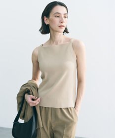 UNFILO [新色追加/WEB限定カラー]スゴ機能美ニット スクエア キャミソール