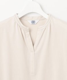 J.PRESS LADIES S 【洗える】プレーティングジャージー スキッパー カットソー