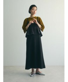 Green Parks armonia.ペプラムキャミワンピース