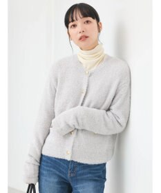 earth music&ecology キラキラシャギーカーディガン