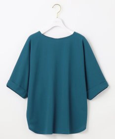 ANY SIS S 【前後着用・UVケア・洗える】2WAYジョーゼットジャージードルマン カットソー