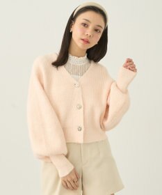 earth music&ecology アソートキラキラボタンカーディガン