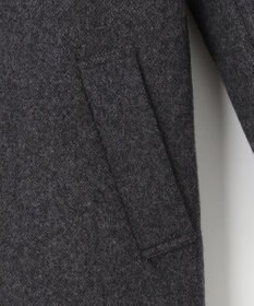 J.PRESS LADIES L ショートビーバー ステンカラーコート