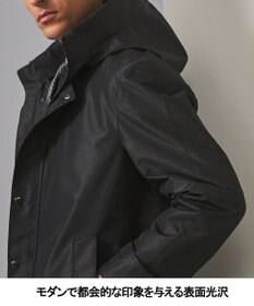 GOTAIRIKU 【シーンレスに対応】ブライトシャンブレーミリタリーパーカ コート