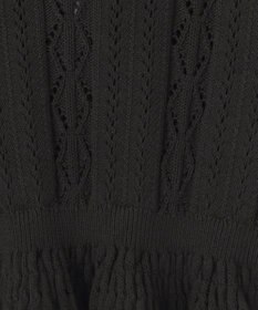 GRACE CONTINENTAL レース編ルーズニットトップ