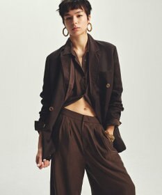 uncrave テンセルライトリネン ビッグジャケット