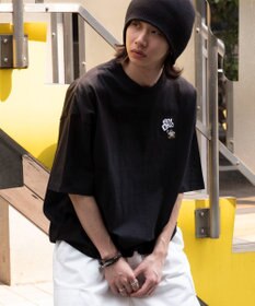 WEGO 【ユニセックス着用ITEM/SMLサイズ展開】別注BENDAVISワンポイントT（SS）