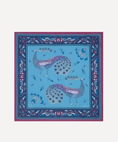 LIBERTY. ピーコック パレード シルクスカーフ 45