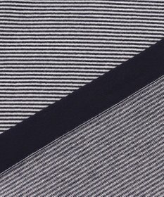 JOSEPH ABBOUD MOUNTAIN 【WEB限定・SPACE/チクチクしない/イージーケア/3シーズン対応】 SNOWYボーダーニットＴシャツ