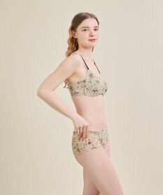 une nana cool 【リニューアル】364ブラ レース MADE WITH LIBERTY FABRIC