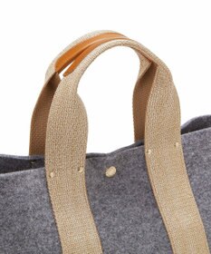 TOPKAPI 【TREASURE TOPKAPI】イタリアンフェルト ラメテープ トートバッグ 2023