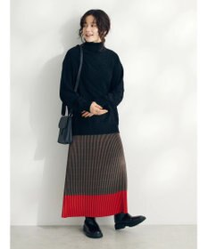 CRAFT STANDARD BOUTIQUE 洗えるコードモールタートルネックプルオーバー