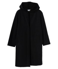 Green Parks フード付き裏ボアロングコーディガン