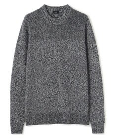 JOSEPH HOMME 【LEON 掲載】シルクバルキーハニカム　クルーネックニット