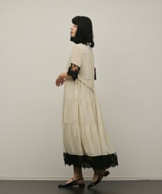 GRACE CONTINENTAL カフタンシフォンワンピース