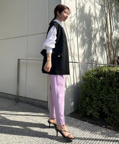 UNFILO 【軽量/ストレッチ/シワになりにくい】ミラノリブ ハーフジレ