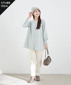 Tiaclasse L 【安田美沙子さん着用・洗える】T/R両面起毛ストレッチパンツ