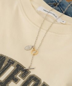AMERICAN HOLIC ステンレスコインマンテルネックレス