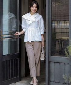 ANY SIS フレアペプラム シャツ