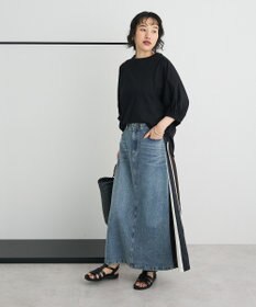 CRAFT STANDARD BOUTIQUE 接触冷感/UVカット スクエアボリュームスリーブプルオーバー