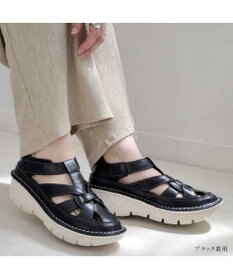 Pointer 本革編み込みグルカサンダル