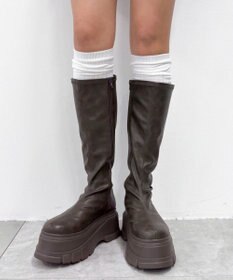 WEGO 切替リブニーハイソックス