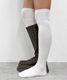 WEGO 切替リブニーハイソックス