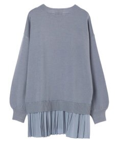 earth music&ecology バックヘムプリーツチュニック