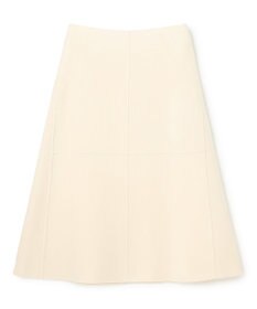 BEIGE， LEMOORE / ウールリバーAラインスカート