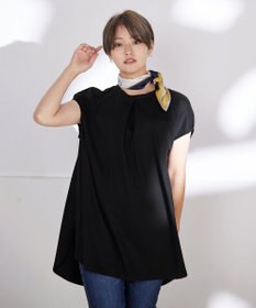 Tiaclasse L 【洗える】ボリュームフレンチカットソーチュニック