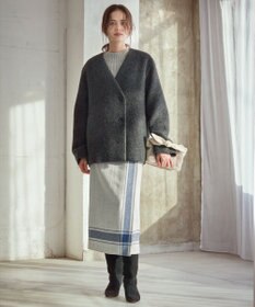 23区 【SLOW/一部店舗限定】パネルチェック スカート