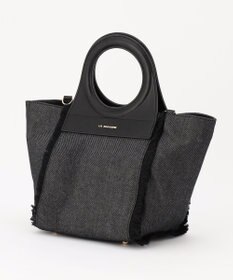 LA BAGAGERIE フリンジデニムバッグ Sサイズ