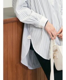 AMERICAN HOLIC イージーケアバンドカラーシャツチュニック