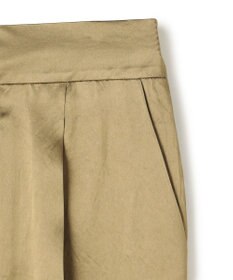 uncrave アセテートヴィンテージサテン ワイドパンツ