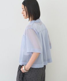 AMERICAN HOLIC シアーショート丈開襟シャツ